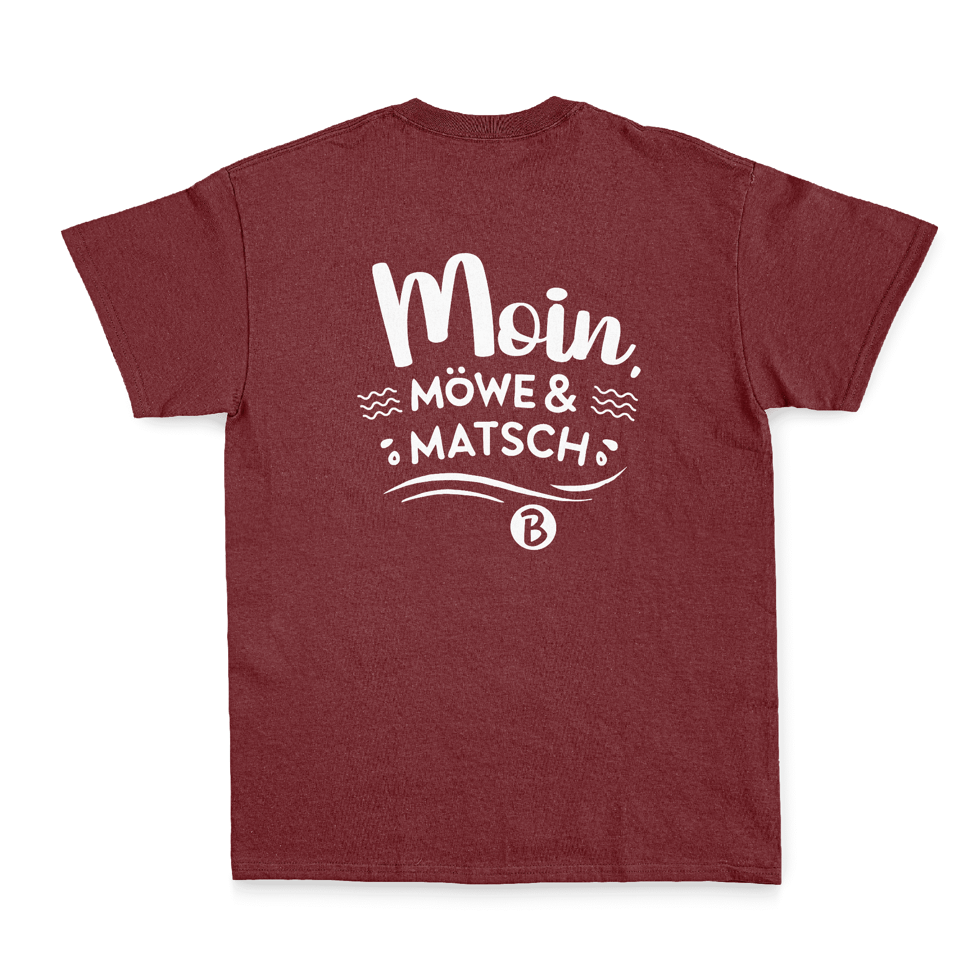 Erwachsenen Unisex T-Shirt - Moin Möwe & Matsch